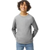 Gildan Youth Ultra Cotton Long Sleeve T-Shirt, Style G2400B, 2-Pack(Sport Grey)