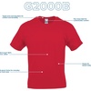 Gildan Youth Ultra Cotton T-Shirt, Style G2000B, Multipack(Lime (2-pack))