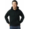 Gildan Adult Fleece Hoodie Sweatshirt, Style G18500, Multipack(Black (1-pack))