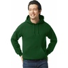 Gildan Adult Fleece Hoodie Sweatshirt, Style G18500, Multipack(Forest Green)