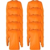 Gildan Adult Ultra Cotton Long Sleeve T-Shirt, Style G2400, Multipack(S. Orange (10-pack))