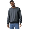 Gildan Unisex Adult Fleece Crewneck Sweatshirt, Style G18000, Multipack(Dark Heather (1-pack))