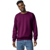 Gildan Unisex Adult Fleece Crewneck Sweatshirt, Style G18000, Multipack(Maroon)