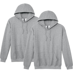 Gildan Adult Fleece Hoodie Sweatshirt, Style G18500, Multipack(Sport Grey (2-pack))