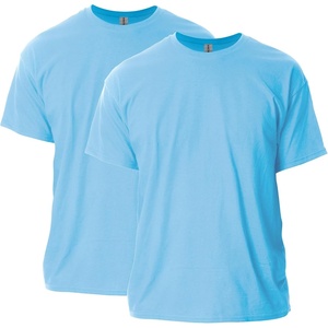Gildan Adult Ultra Cotton T-Shirt, Style G2000, Multipack(Light Blue)