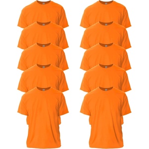 Gildan Adult Ultra Cotton T-Shirt, Style G2000, Multipack(S. Orange (10-pack))