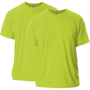 Gildan Adult Ultra Cotton T-Shirt, Style G2000, Multipack(Safety Green)