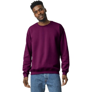 Gildan Unisex Adult Fleece Crewneck Sweatshirt, Style G18000, Multipack(Maroon)