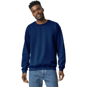 Gildan Unisex Adult Fleece Crewneck Sweatshirt, Style G18000, Multipack(Navy)